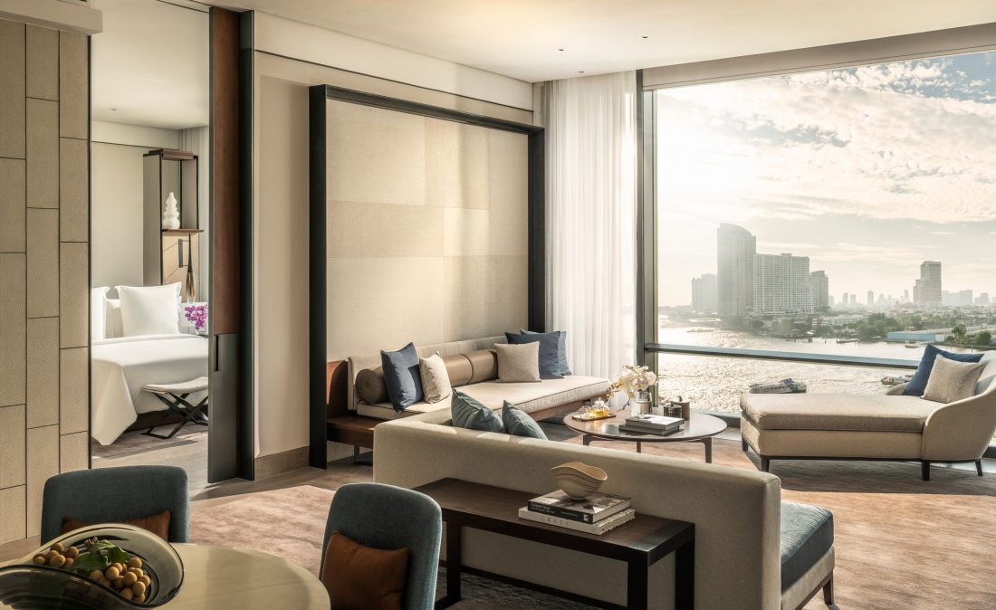 Four Seasons Bangkok Chao Phraya living room